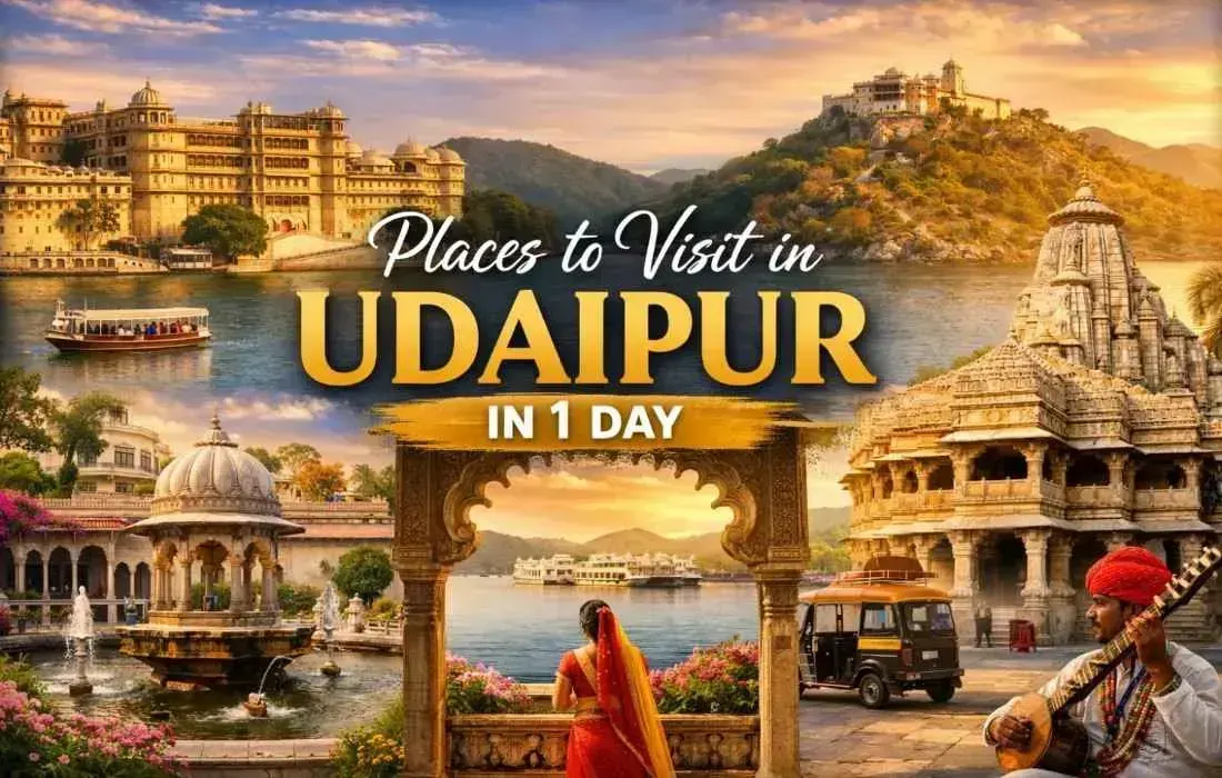 cenic attractions showing the best places to visit in Udaipur in 1 day