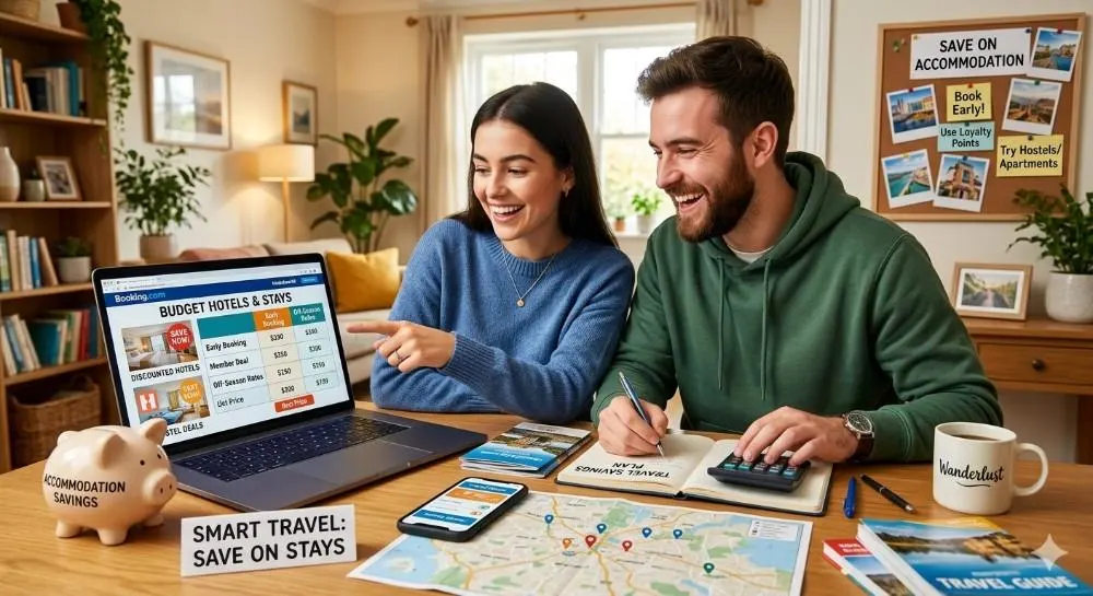 Budget travel tips USA for saving money on accommodation with affordable hotels and stays planning”