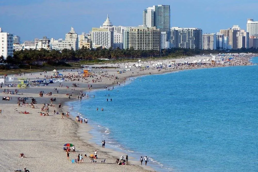 Beautiful Miami Florida beach coastline featured in Best Places to Visit in USA for First Time