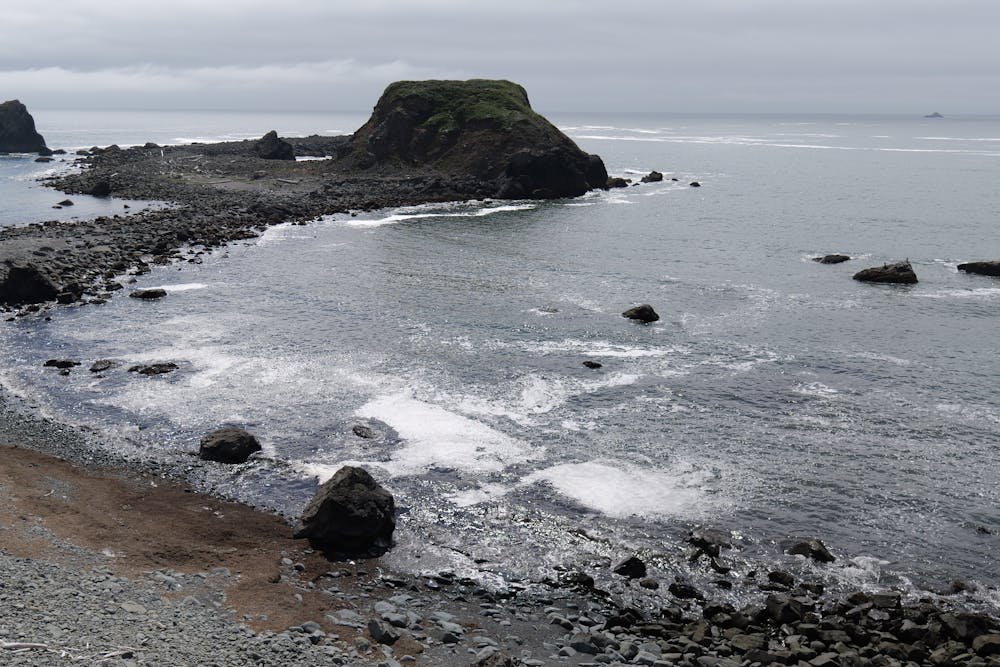 Misty sea stacks and coastline at Ruby Beach in Olympic National Park, one of the best national parks to visit in June.