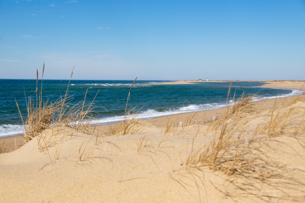 Beautiful sand dunes of Cape Cod representing the best beach vacations in the us